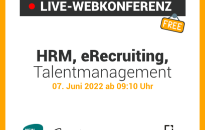 [Live-Konferenz] HR-Webkonferenz – HRM, eRecruiting, und Talentmanagement