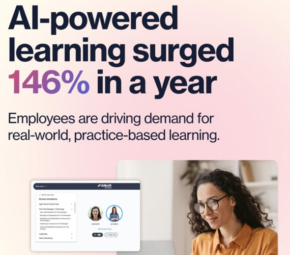 KI-gestütztes personalisiertes Lernen legt um 146 Prozent zu – Mitarbeitende bauen Kompetenzen direkt im Arbeitsalltag auf